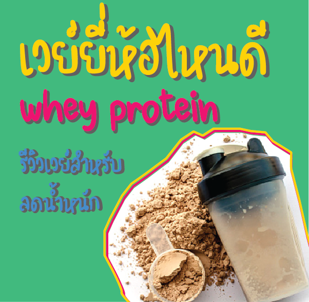 เวย์ยี่ห้อไหนดี whey protein รีวิวเวย์สำหรับลดน้ำหนัก