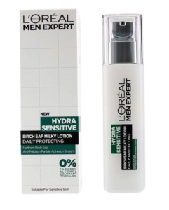 L’Oreal Men Expert Hydra Sensitive Birch Sap Milky Lotion Daily Protecting