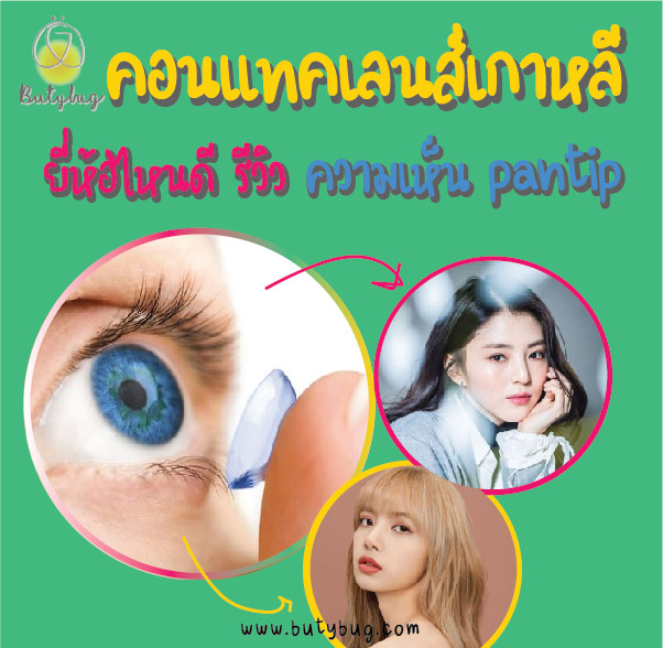 คอนแทคเลนส์เกาหลี ยี่ห้อไหนดี รีวิว ความเห็น pantip